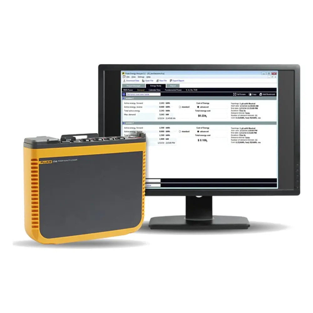 Fluke 1746/15/EUS Üç Fazlı Güç Kalitesi Kayıt Cihazı (1500 A iFlex'li)