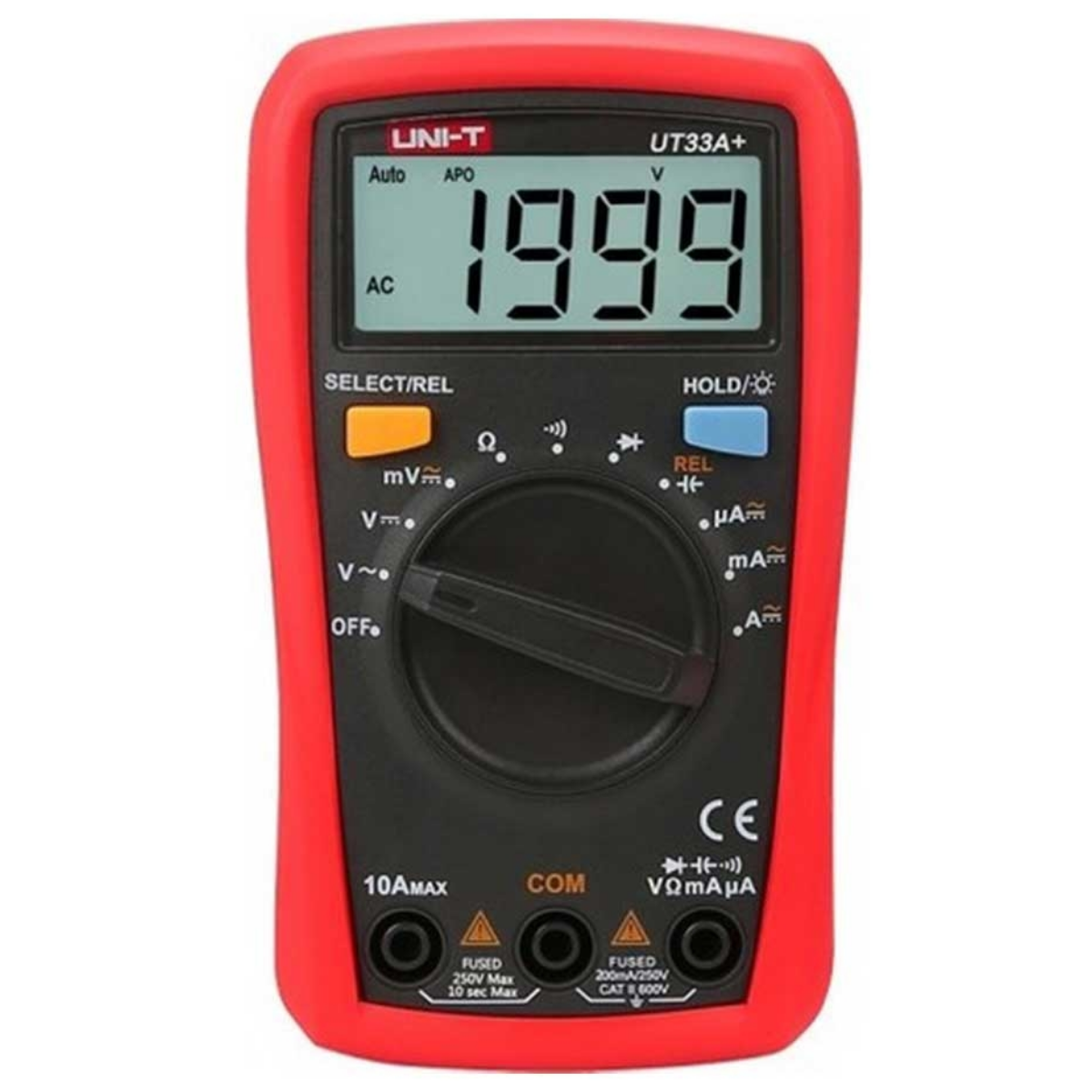 UNI-T UT33A+ OTOMATİK KADEMELİ DIJITAL MULTIMETRE