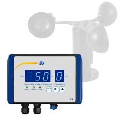 PCE Hava Hızı Alarm Kontrol Cihazı / Rüzgar Hızı Ölçüm İstasyonu / Anemometre