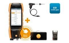 Testo 300 Set 2 - İleri Seviye Baca Gazı Analiz Cihazı + Yazıcılı (O₂, CO 4.000 ppm'e kadar)