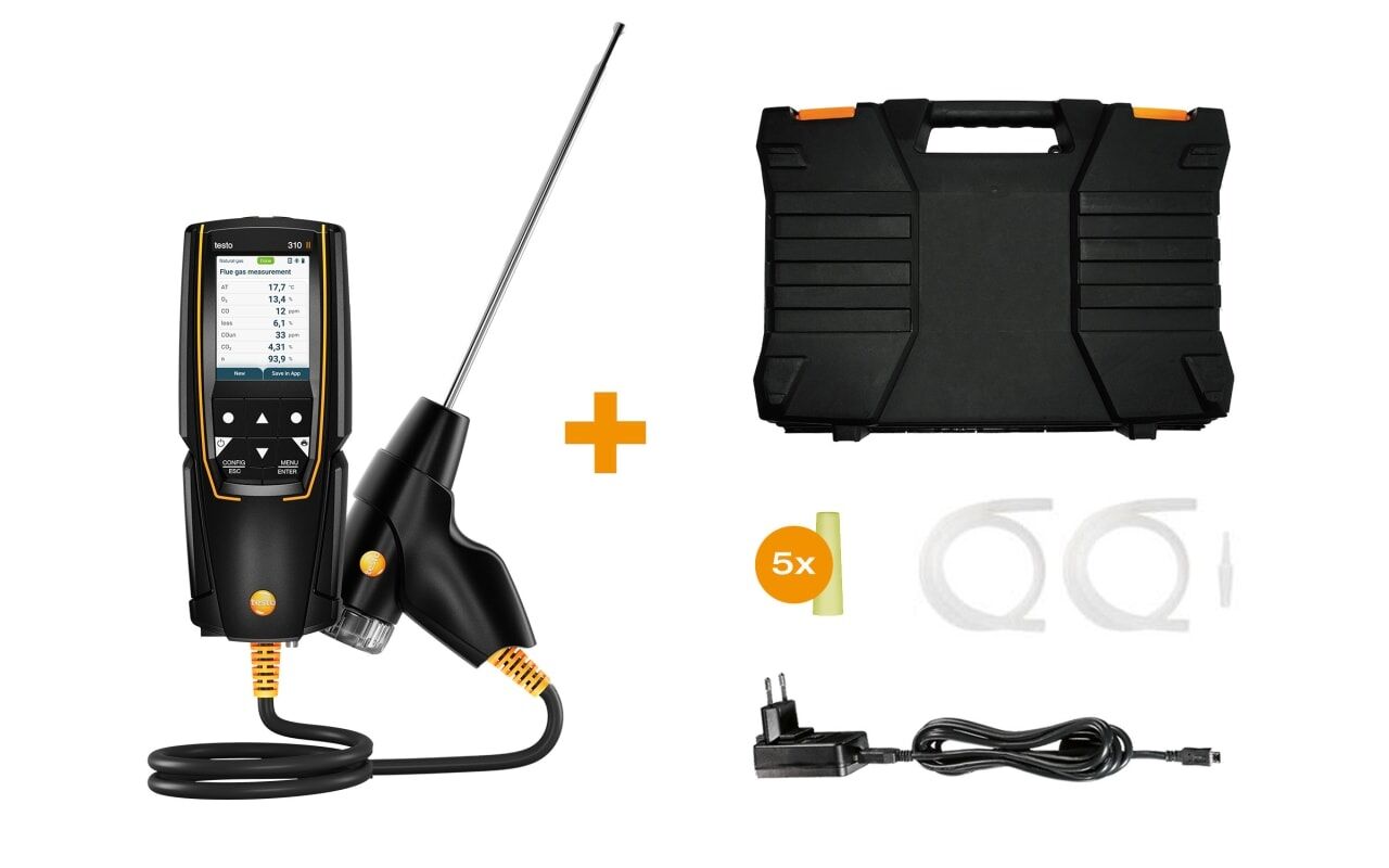 Testo 310 II - Baca Gazı Analiz Cihazı