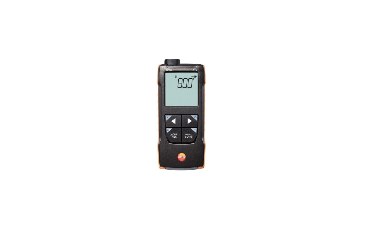 Testo 110 – App Bağlantılı NTC ve Pt100 Uyumlu Sıcaklık Ölçer