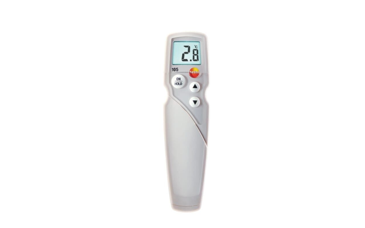 Testo 105 – Tek Elle Kullanılabilen Sıcaklık Ölçüm Cihazı (Standart Ölçüm Uçlu)