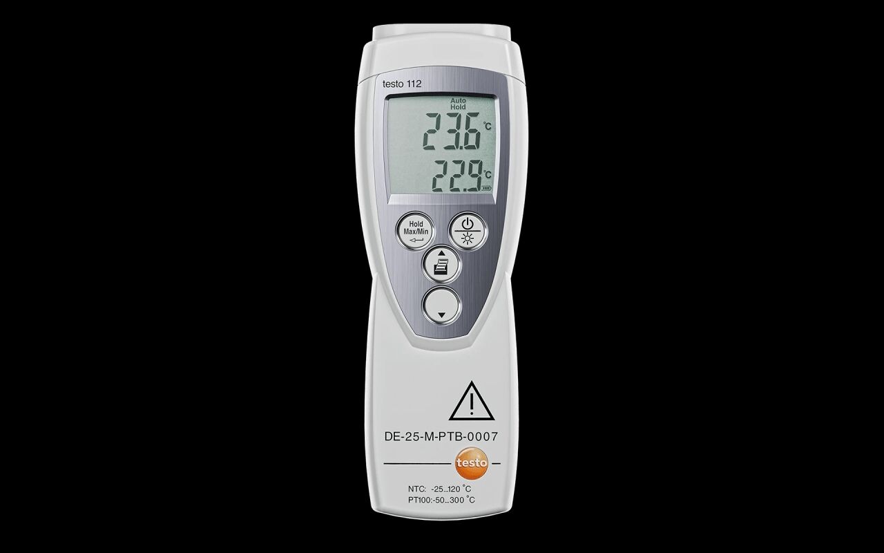 Testo 112 – PTB Onaylı, Çok Hassas Sıcaklık Ölçüm Cihazı