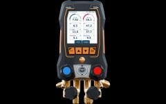 Testo 558 S – 4 Yollu Valf Bloğu & Sezgisel Dokunmatik Ekranlı Dijital Manifold