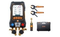 Testo 558 S Akıllı Vakum Seti – Kablosuz Sıcaklık ve Vakum Problarına Sahip Akıllı Dijital Manifold