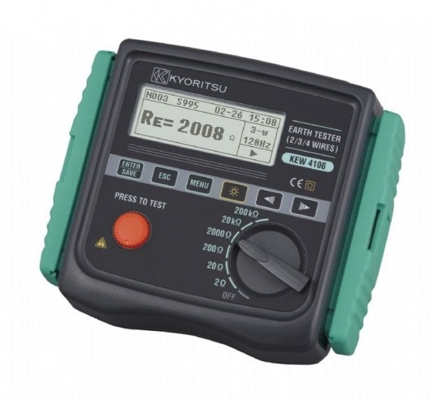 KEW 4106  TOPRAK VE ÖZGÜL DİRENÇ ÖLÇER (4 KAZIKLI)