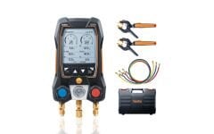 Testo 550s Akıllı Set – Kablosuz Kelepçeli Problu Dijital Manifold ve 3 Hortumlu Dolum Seti
