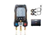 Testo 550s Temel Set – Sabit Kablo Kelepçeli Problu Akıllı Dijital Manifold