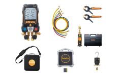Testo 570s Profesyonel Set – Isı Pompası Uyumlu Geniş Hafızalı Dijital Manifold