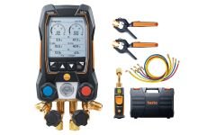 Testo 557s Akıllı Vakum Seti – Kablosuz Problar ve 4 Hortumlu Dolum Setli Dijital Manifold