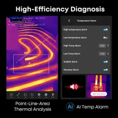 Thermal Master P3 Lite Makro Lensli Telefon Termal Kamerası 256x192 – iPhone ve Android Uyumlu