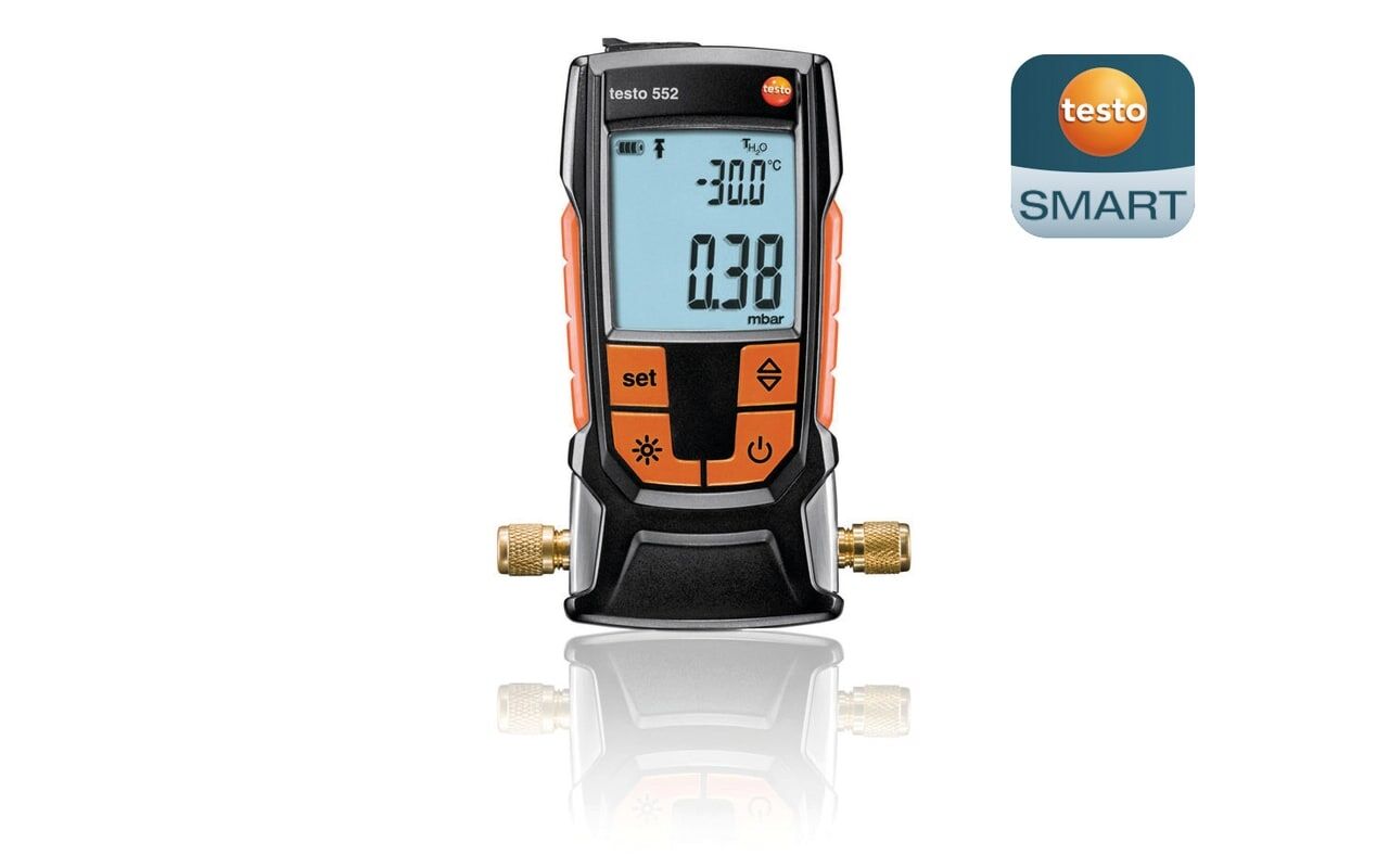 Testo 552 – Bluetooth® Özellikli Dijital Vakum Ölçüm Cihazı