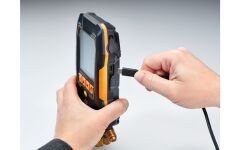 Testo 570s Akıllı Vakum Seti – Kablosuz Vakum, Kıskaçlı Sıcaklık Probları ve Pens Ampermetreli Dijital Manifold