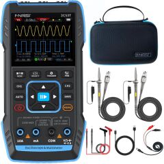 FNIRSI® 2C53T 3'ü 1 Arada Taşınabilir Osiloskop, Multimetre ve Sinyal Jeneratörü