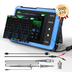 FNIRSI® DSO-510 10MHz 48MSa/s Mini El Tipi Dijital Osiloskop ve Sinyal Jeneratörü