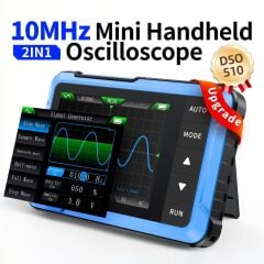 FNIRSI® DSO-510 10MHz 48MSa/s Mini El Tipi Dijital Osiloskop ve Sinyal Jeneratörü