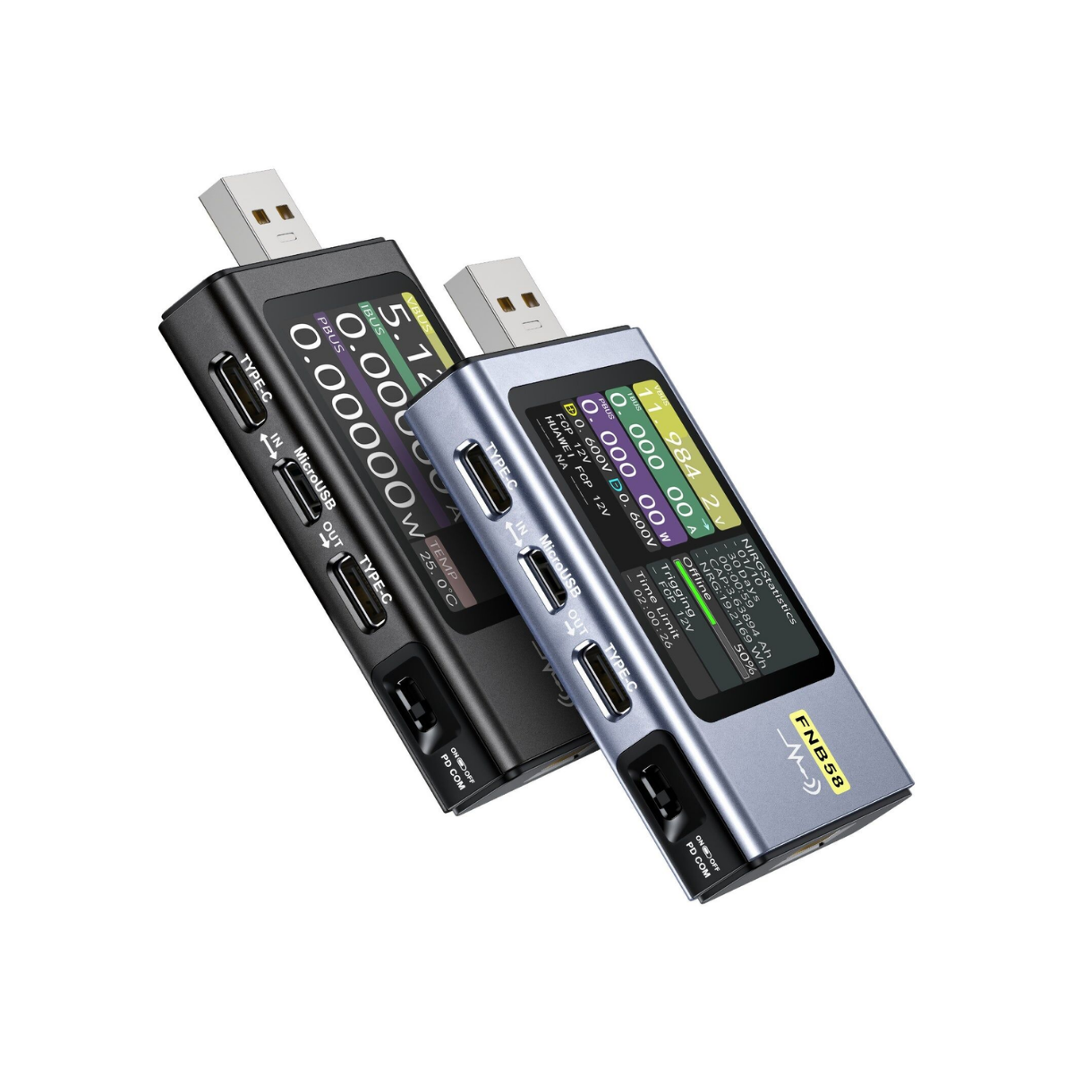 FNIRSI FNB58 USB Hızlı Şarj Test Cihazı PD QC Güç Ölçer