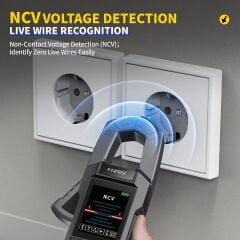 FNIRSI® DMC-100 Akım Gerilim Pens Metre | 10000 Sayımlı Dijital True RMS Multimetre + TFT Ekranlı Akıllı Ölçüm Cihazı