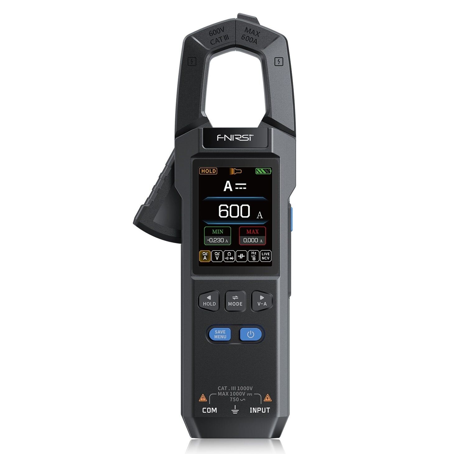 FNIRSI® DMC-100 Akım Gerilim Pens Metre | 10000 Sayımlı Dijital True RMS Multimetre + TFT Ekranlı Akıllı Ölçüm Cihazı