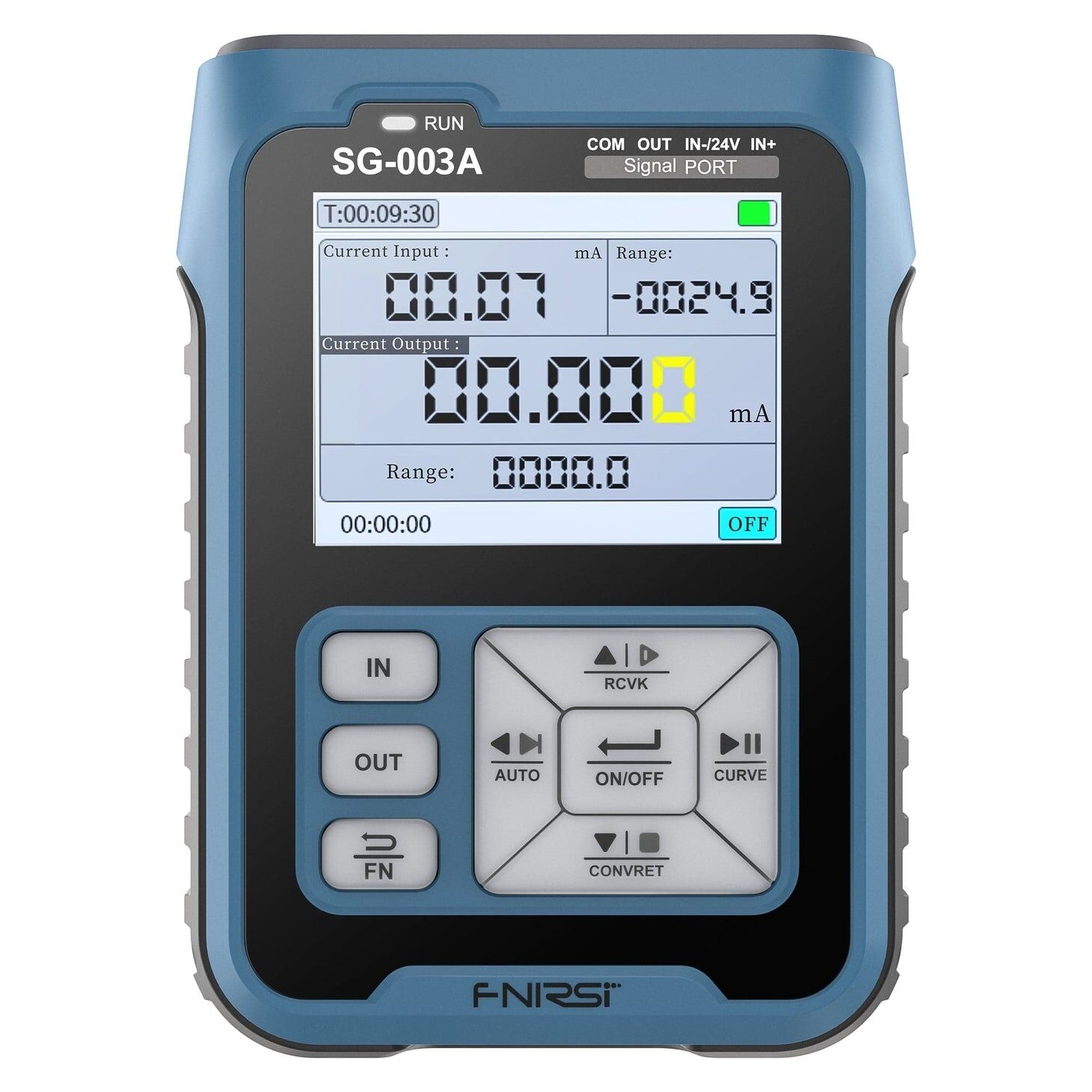 FNIRSI SG-003A Endüstriyel Sinyal Jeneratörü | 4-20mA & 0-24V Giriş/Çıkış | PWM + RS485 + TFT LCD