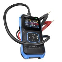 FNIRSI® HRM-10 Akü İç Direnç ve Gerilim Ölçüm Cihazı | 0100V DC, 0200Ω | 4-Telli Yüksek Hassasiyetli Test