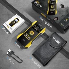 FNIRSI WD-02 Duvar Arkası Dedektör | 120mm Derinlik | LCD Ekranlı Metal, Ahşap ve Kablo Tespit Cihazı