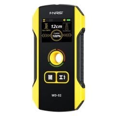 FNIRSI® WD-02 Duvar Arkası Dedektör | 120mm Derinlik | LCD Ekranlı Metal, Ahşap ve Kablo Tespit Cihazı