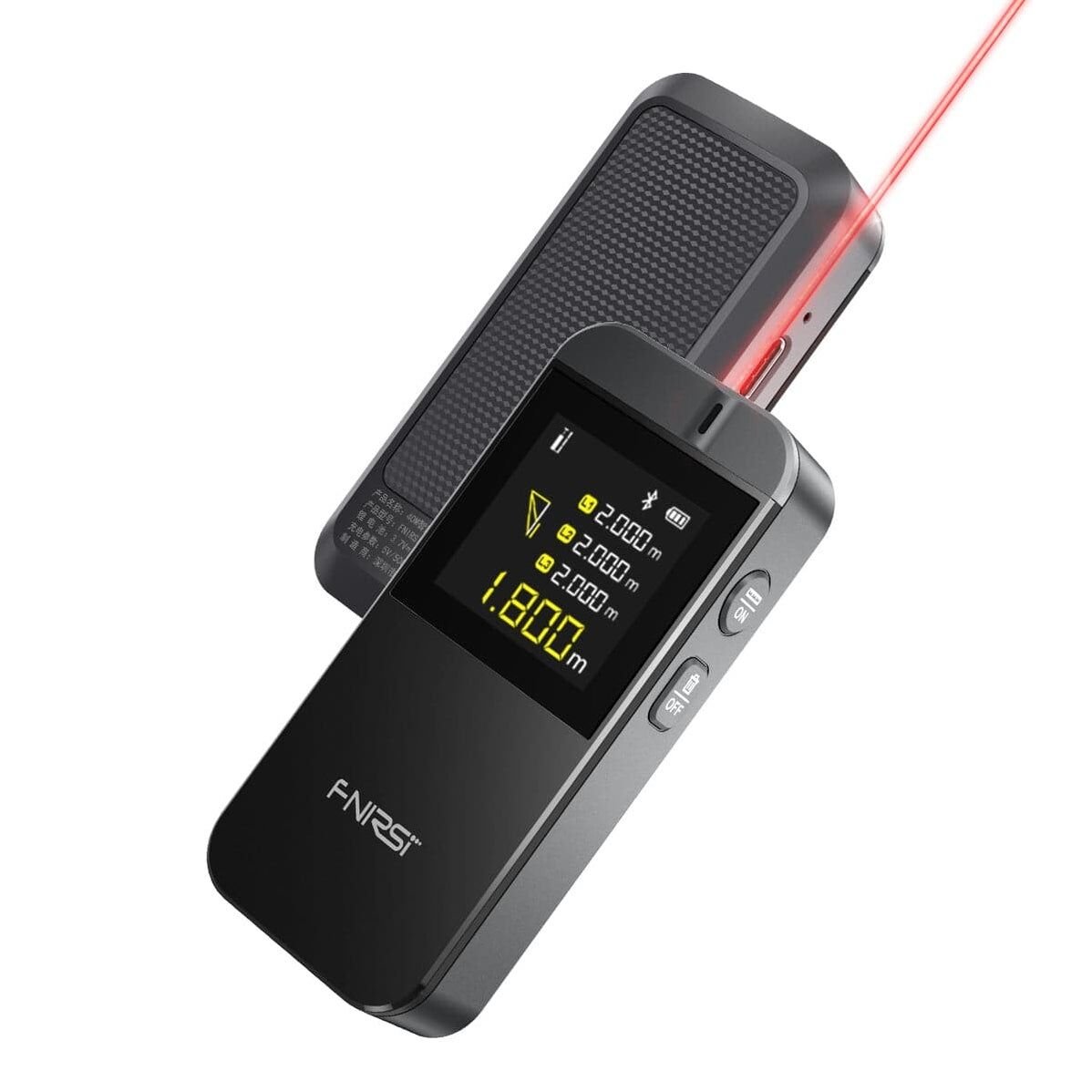 FNIRSI® IR40 Akıllı Lazer Mesafe Ölçer | 40 Metre | Bluetooth Destekli, ±2mm Hassasiyet