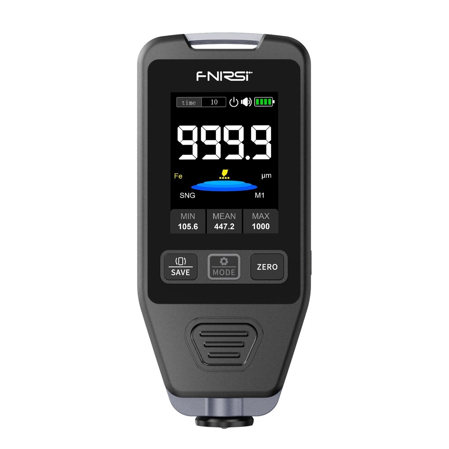 FNIRSI® CTG-20 Araç Boya Kaplama Kalınlık Ölçer | 0–1400μm | Çift Problu, Otomatik Tanıma