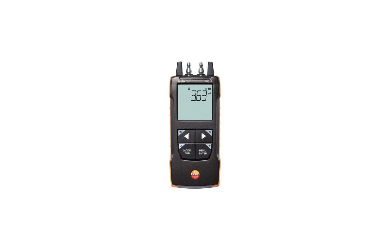 Testo 512-2 – App Bağlantılı Dijital Fark Basınç Ölçer (0–2000 hPa)