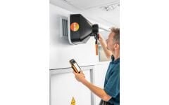 Testo 400 Hava Akış Seti – Ø16 mm & Ø100 mm Pervane Problu, Yüksek Hassasiyetli Nem/Sıcaklık Sensörlü, Bluetooth® Bağlantılı