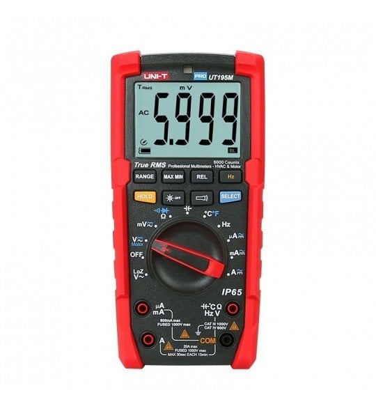 UNIT-UT-195M TRMS IP67 DİJİTAL MULTİMETRE