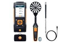 Testo 440 Bluetooth® Hava Hızı ComboSet 2 – Çok Kanallı Pervane Problu Hava Hızı ve Debi Ölçüm Seti