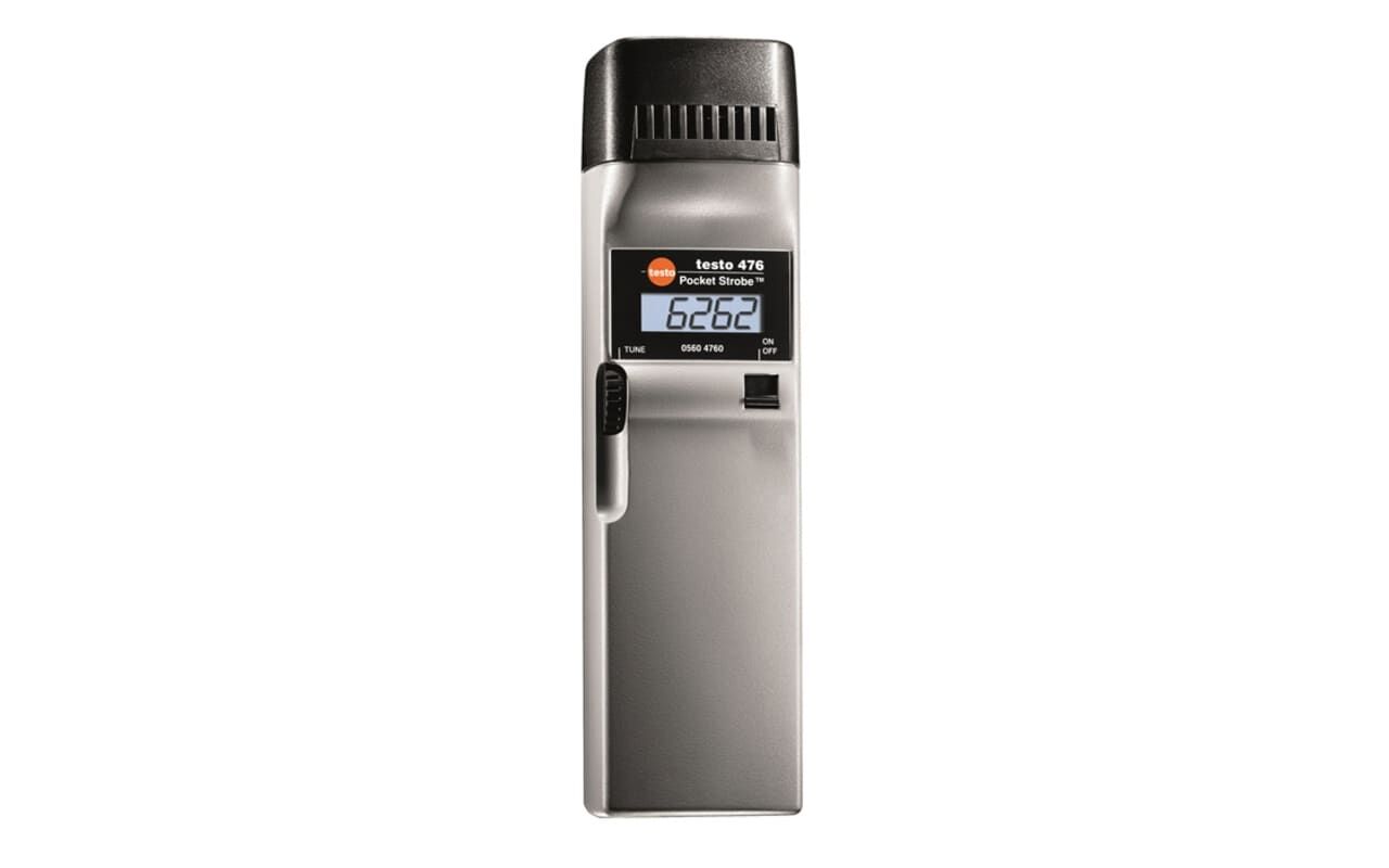 Testo 476 El Tipi Stroboskop (Xenon) – Temassız RPM Ölçüm ve Titreşim Kontrol Cihazı