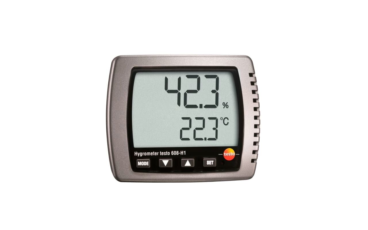 testo 608-H1 Dijital Termohigrometre – Sıcaklık, Nem ve Çiğleşme Noktası Ölçer