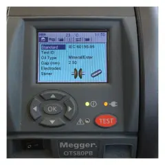 Megger OTS80PB Yağ Test Cihazı 80 kV Otomatik