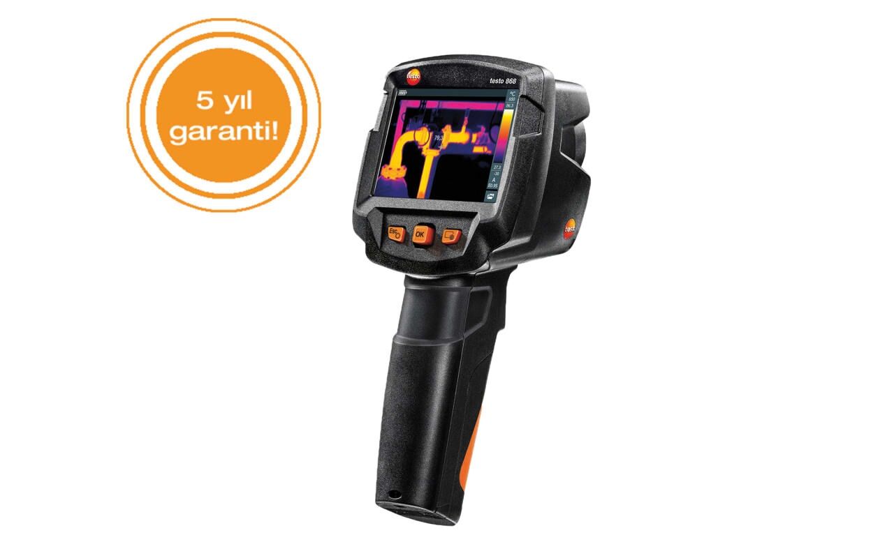 Testo 868 Mobil Uygulamalı Termal Kamera – Kablosuz, Yüksek Çözünürlüklü