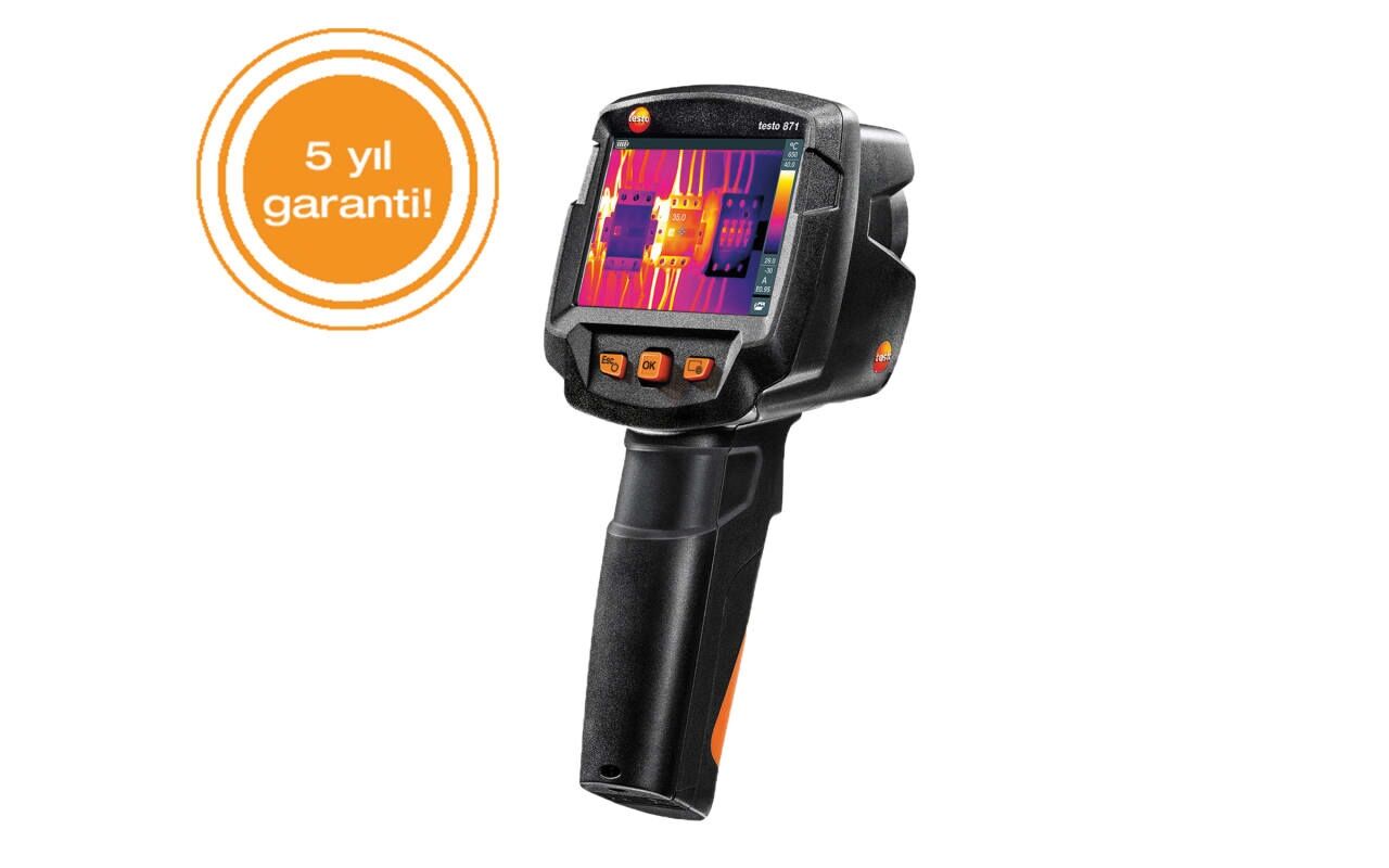 Testo 871 Mobil Uygulamalı Termal Kamera – Yüksek Çözünürlüklü, Bluetooth & WLAN Destekli