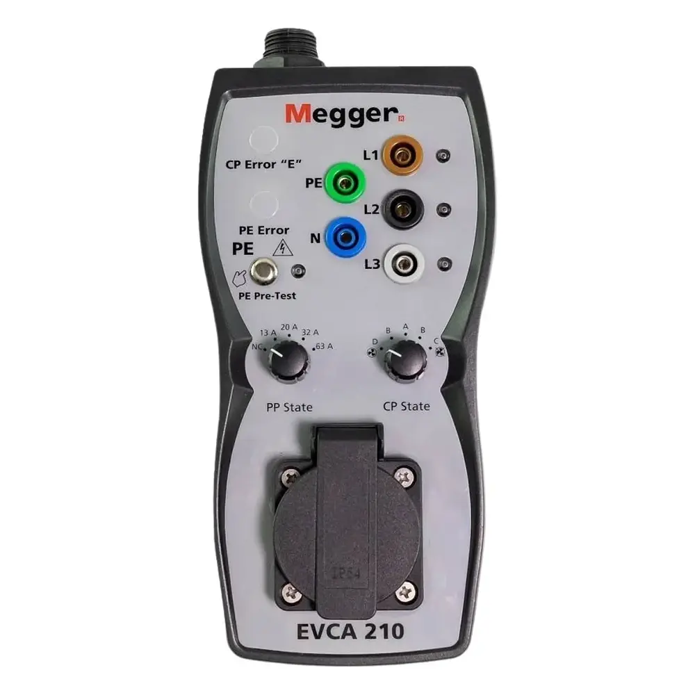 Megger EVCA210 Elektrikli Araç Şarj Test Adaptörü Tip 2, Mod 3