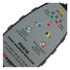Megger PSI410 Faz Sırası Test Cihazı LED Göstergeli, CAT IV 600 V