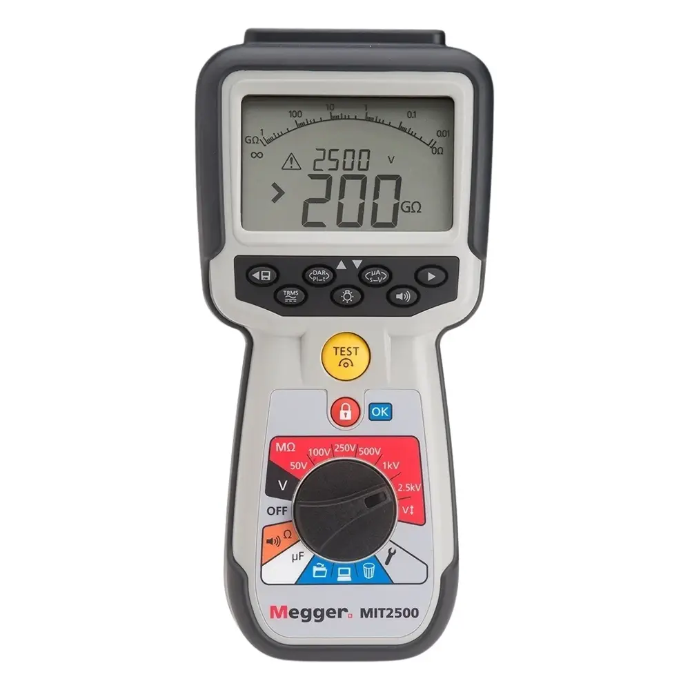 Megger MIT2500 İzolasyon Test Cihazı 2,5 kV 200 GΩ