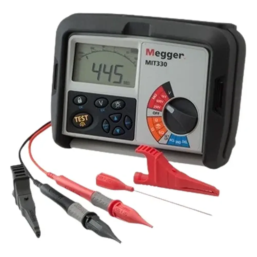 Megger MIT330 İzolasyon Test Cihazı 1000 V Hafızalı USB