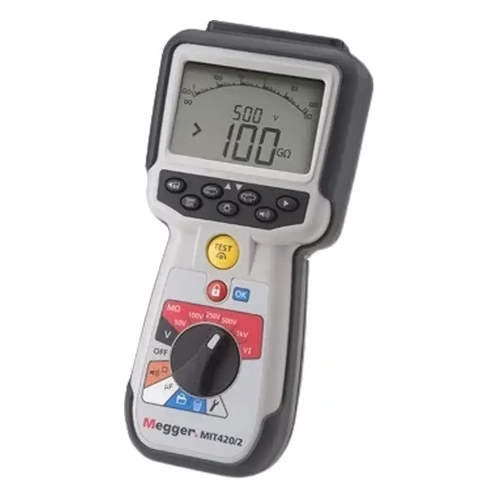 Megger MIT420/2 İzolasyon Test Cihazı 1000 V, 200 GΩ, Hafızalı