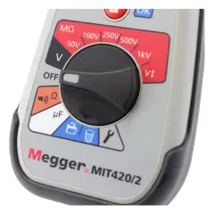 Megger MIT420/2 İzolasyon Test Cihazı 1000 V, 200 GΩ, Hafızalı