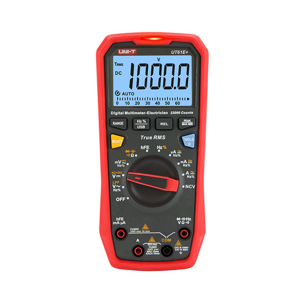 UNI-T UT61E+ AC/DC 1000 Volt True RMS Dijital Multimetre