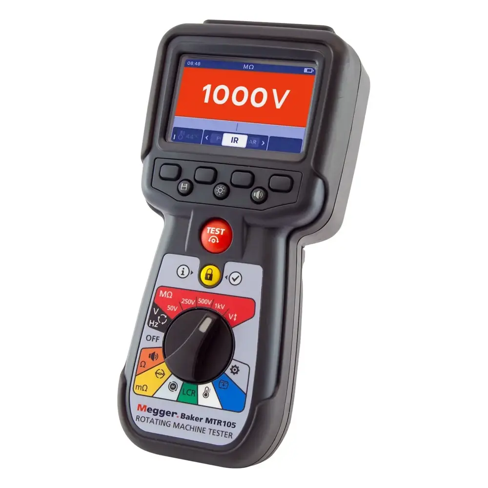 Megger MTR105 Döner Makine Test Cihazı 1000 V, 200 GΩ