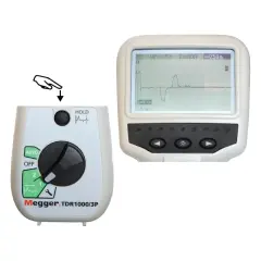 Megger TDR1000/3P Kablo Arıza Tespit Cihazı – 5 km, Sigortalı Kablolu