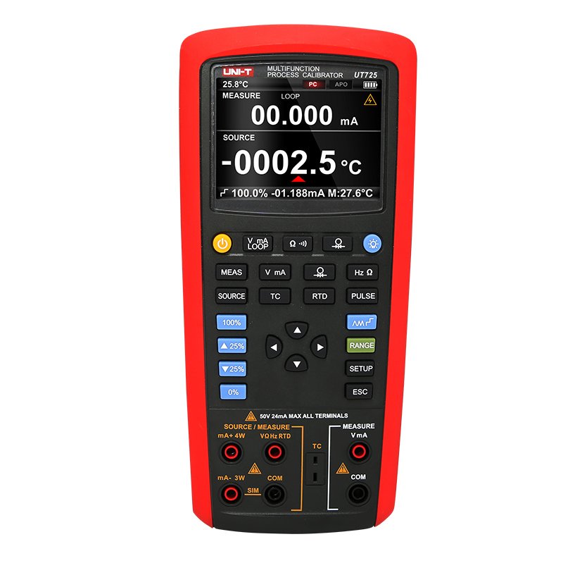 UNI-T UT725 Çok Fonksiyonlu Proses Kalibratör