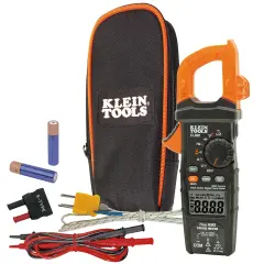 Klein Tools CL800 600A AC/DC TRMS Dijital Pens Ampermetre, LoZ ve Sıcaklık Ölçümlü
